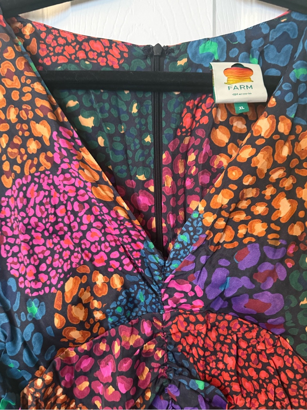 FARM Rio Multi-Color Wrap Maxi Dress - Picture 5 of 6